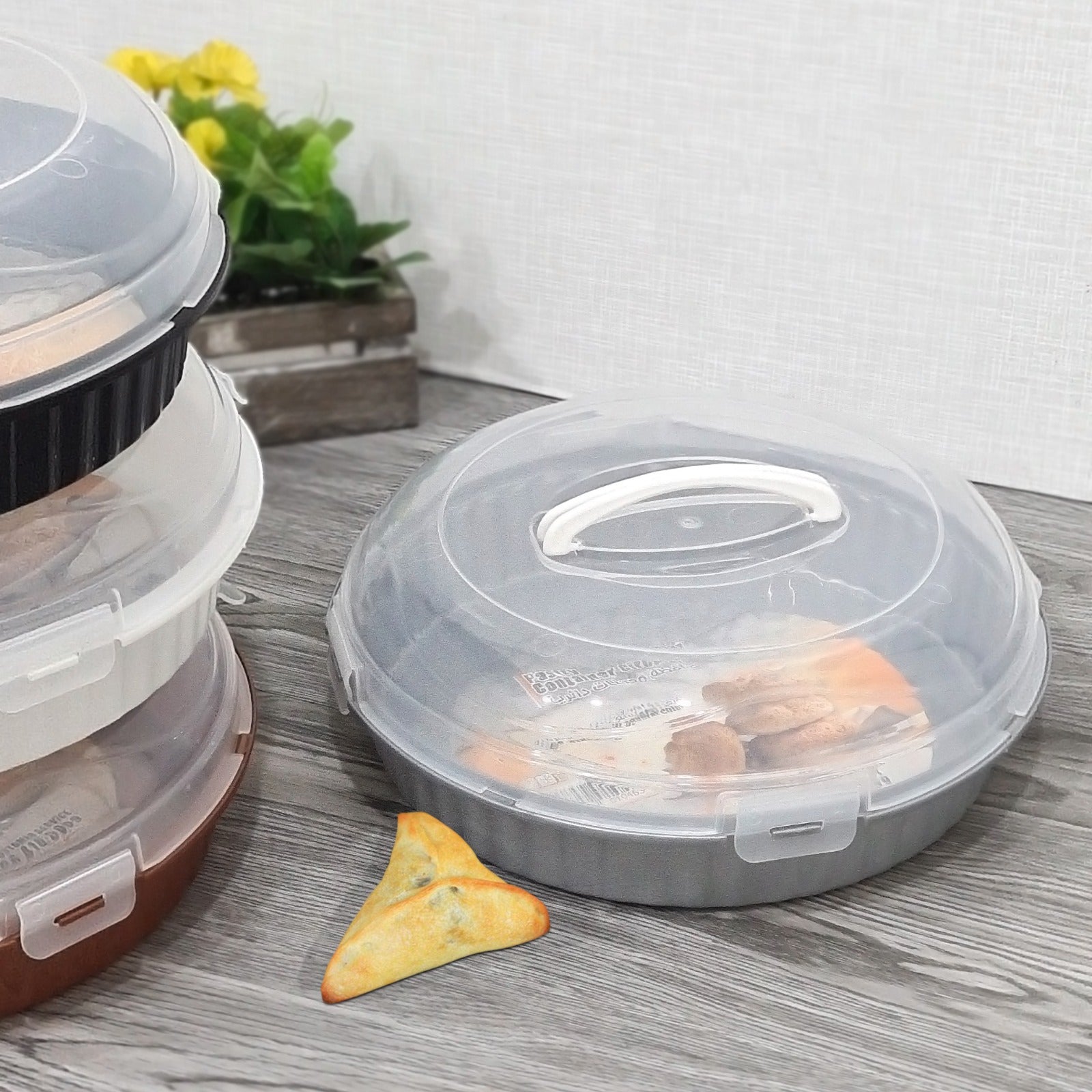 Round Pastry Plastic Container