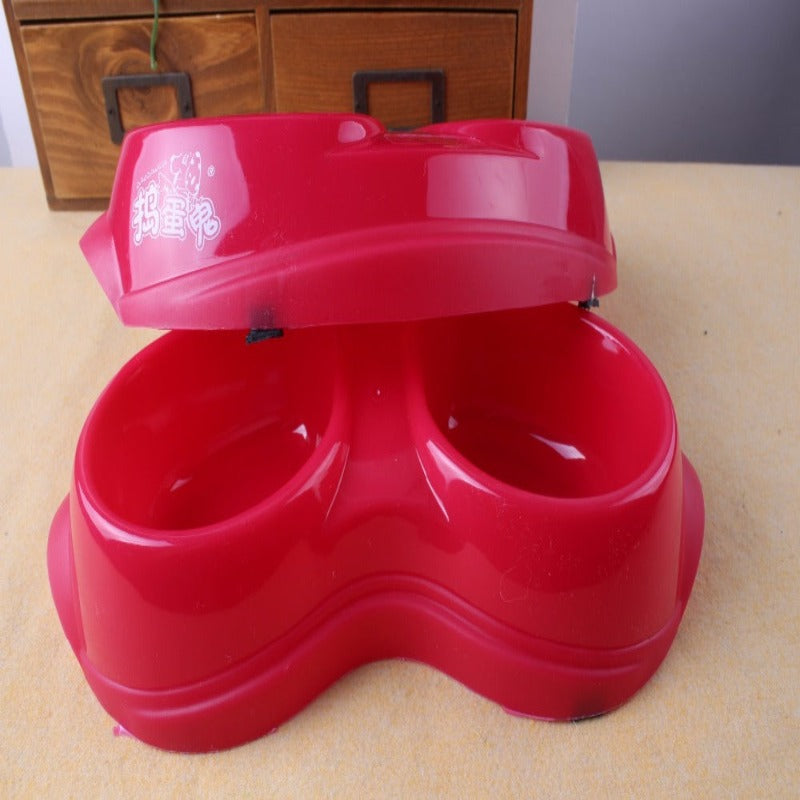 Dual Port Dog Bowl Food