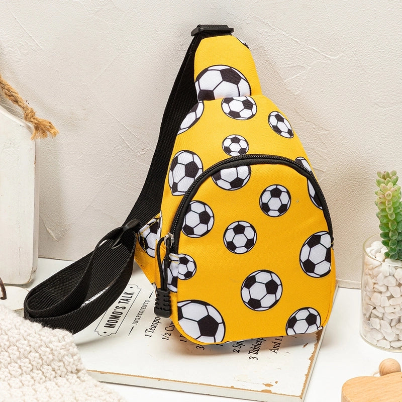 Unisex Medium Oxford Cloth Cartoon Cute Square Zipper Fanny Pack