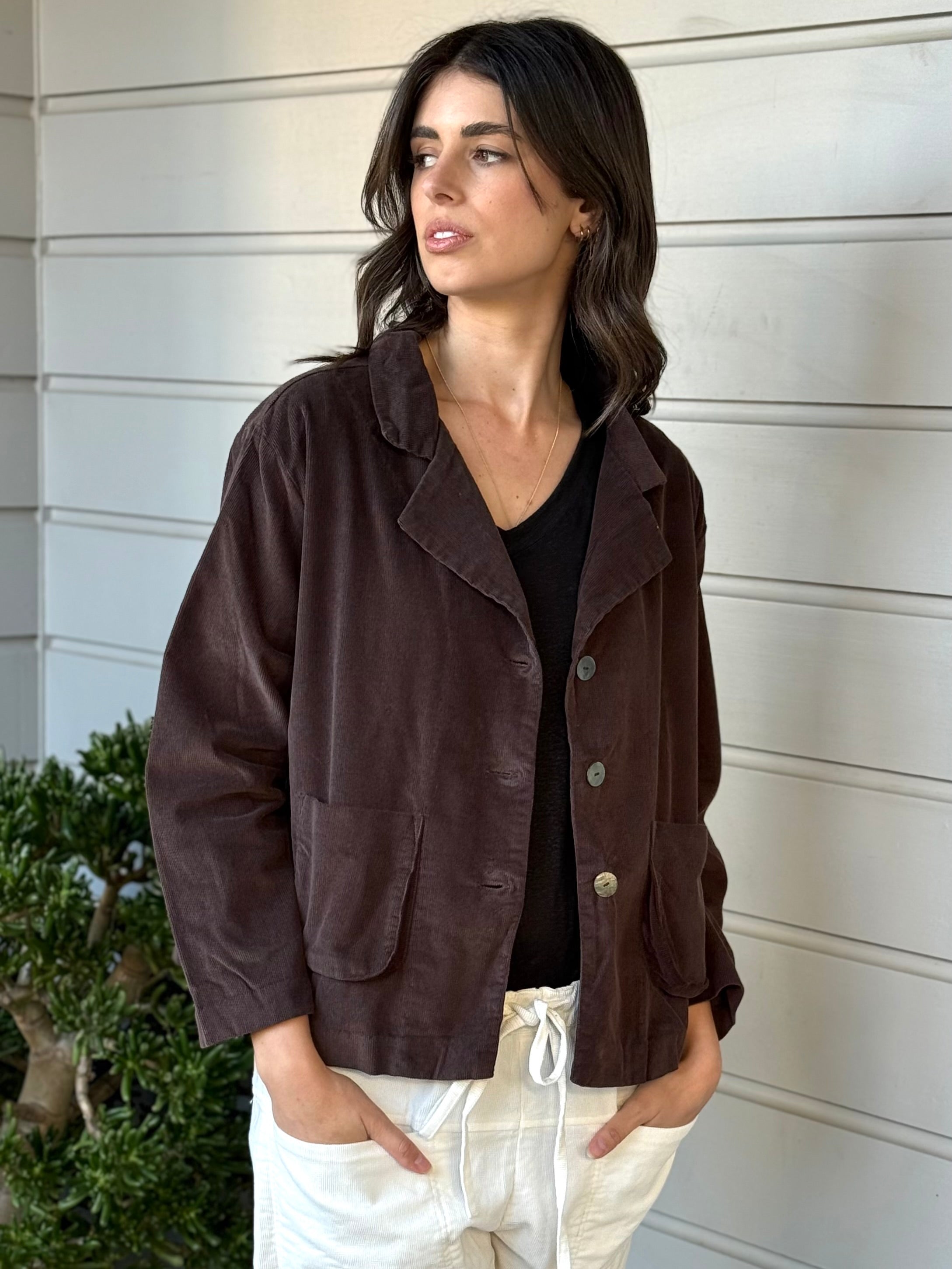 brooke jacket-chocolate cord
