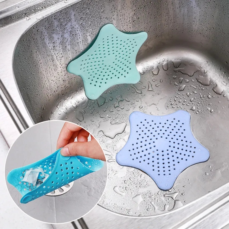 PACK OF 3 STAR NET SINK ANTI-BLOCKER