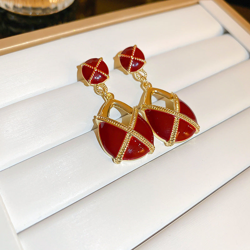 Luxurious Tassel Geometric Alloy Electroplating Earrings