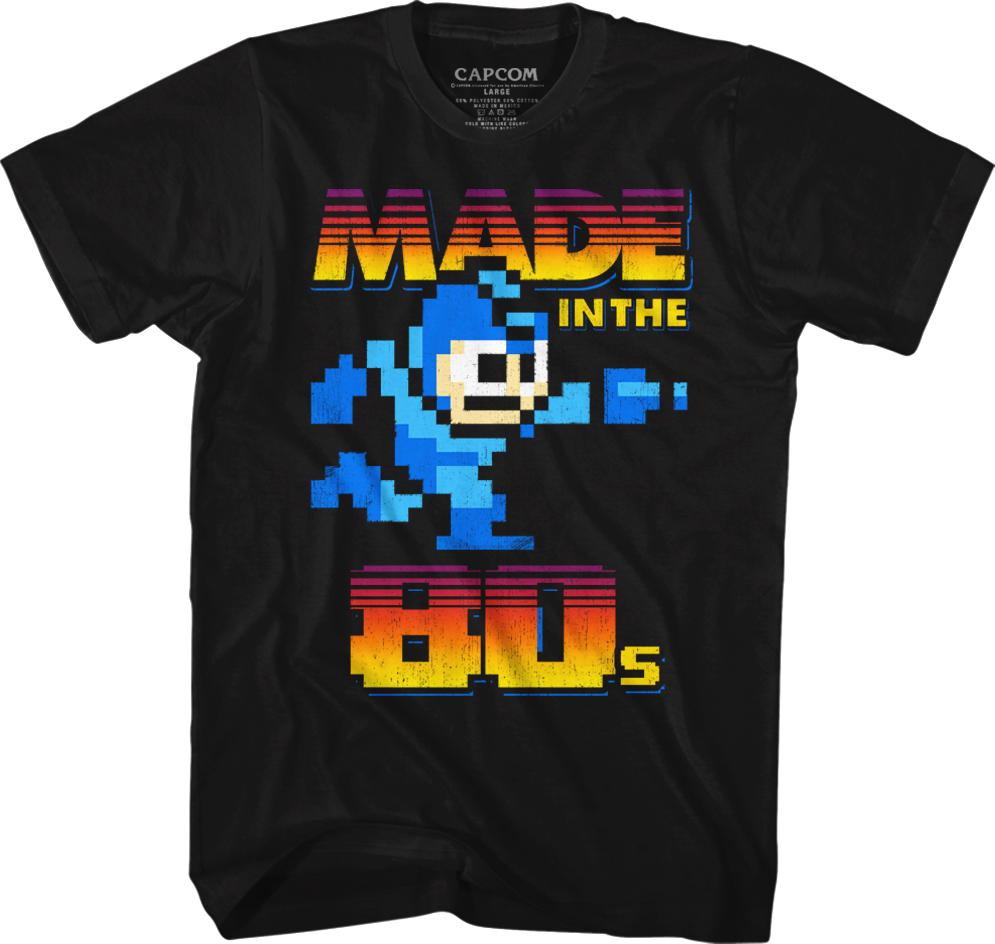 Made in the 80s Mega Man T-Shirt