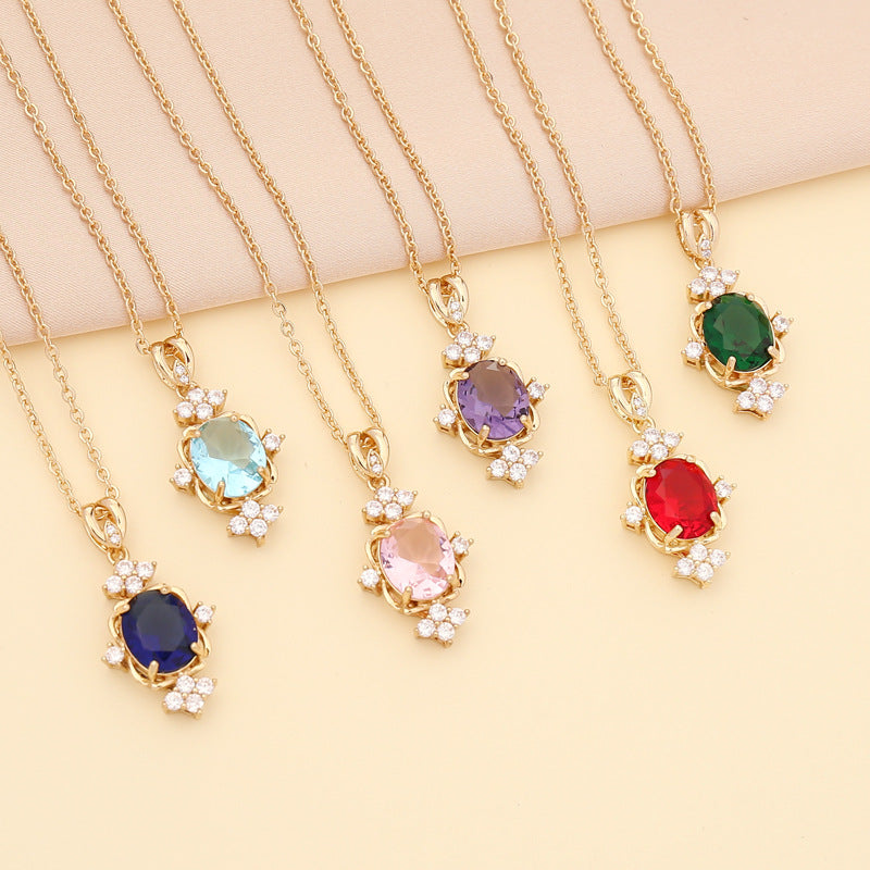 Women Minimalist Droplet Metal Necklaces