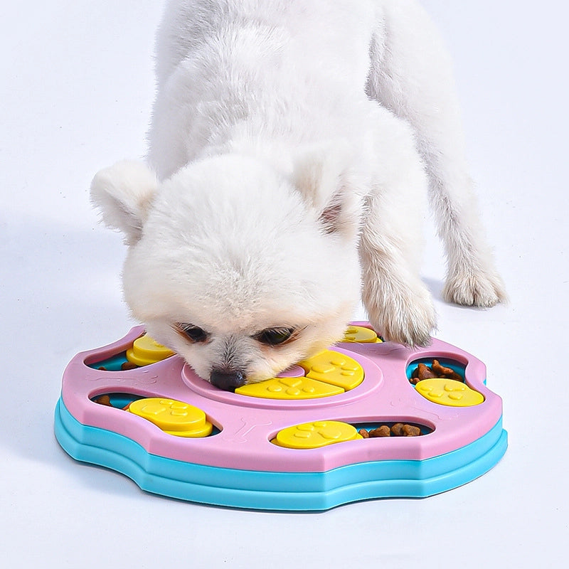 Strict Selection Of Pet Slow Food Dog Bowl Toys Pet Dog Bowl Sliding Food Search Multi-functional Food Box