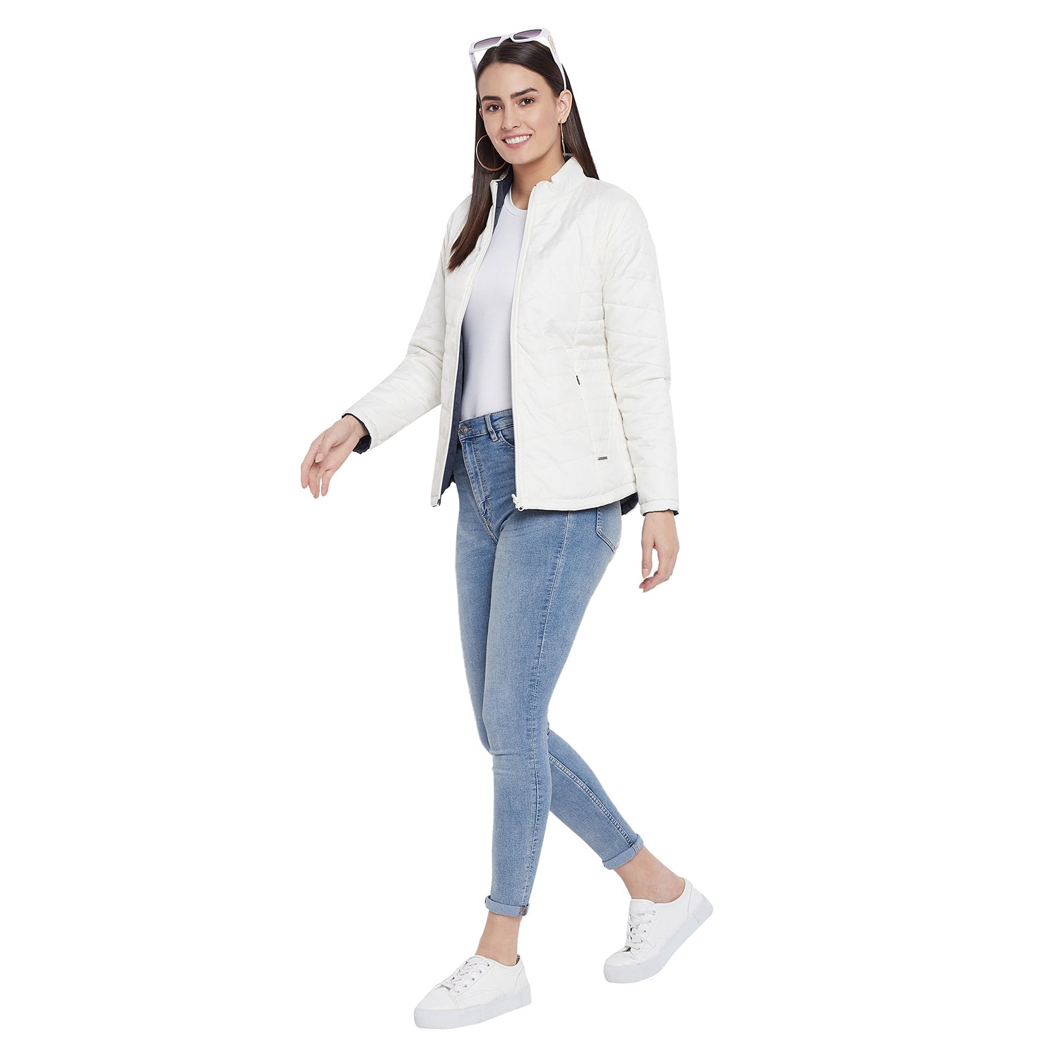 Duke Stardust Women Full Sleeve Reversible Jacket (SDZ6716)