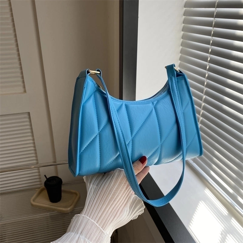 Women's All Seasons Pu Leather Elegant Basic Shoulder Bag Underarm Bag