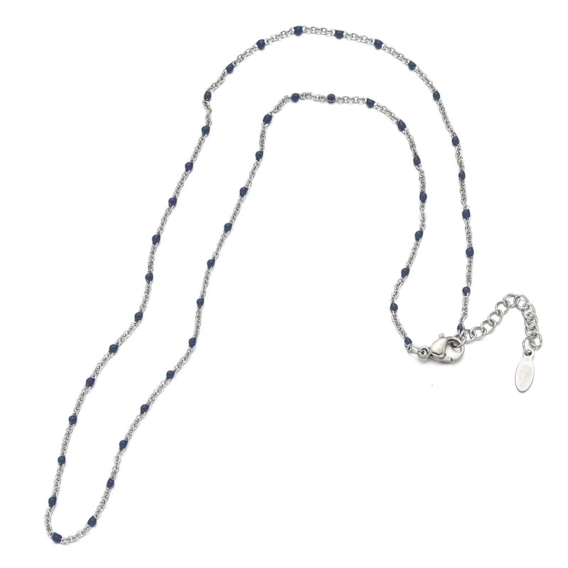 Minimalist Printing Stainless Steel Alloy Plating Gold Plated Necklace