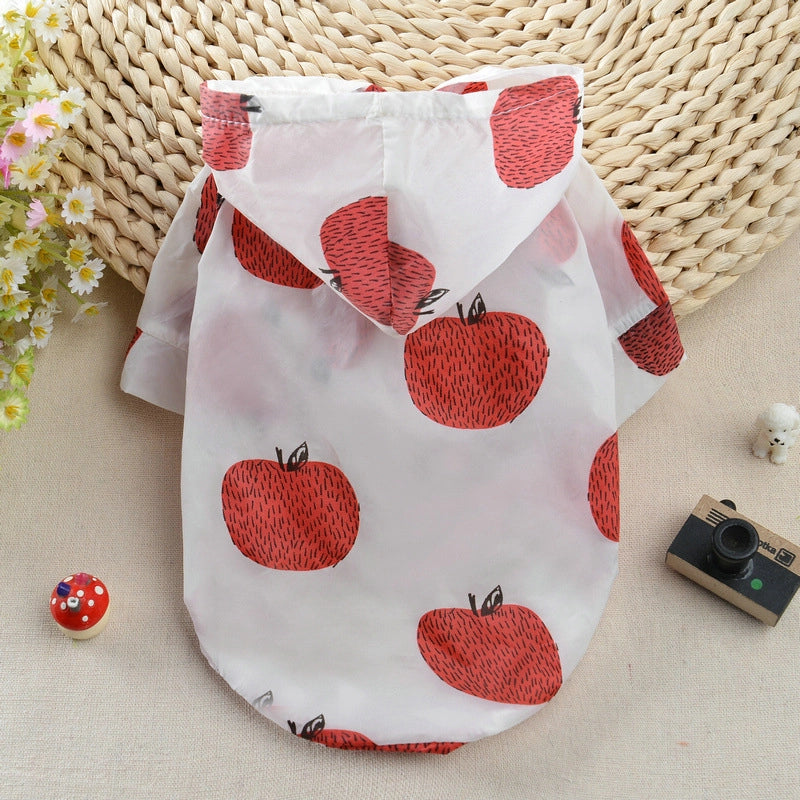 Pet Sunscreen Clothes Summer New Dog Teddy Cat Hair Bucket Supplies Shirt Dog Sunscreen With Hat
