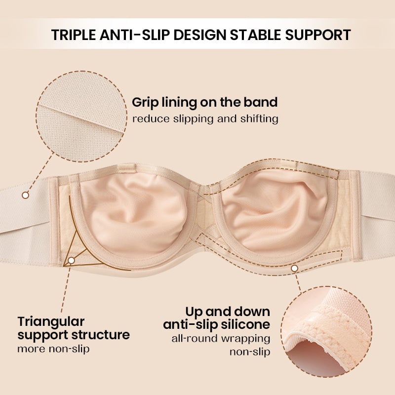 ⏰LAST DAY BUY 1 GET 1 FREE ⏰Non-Slip Multi-Way Strapless Bra