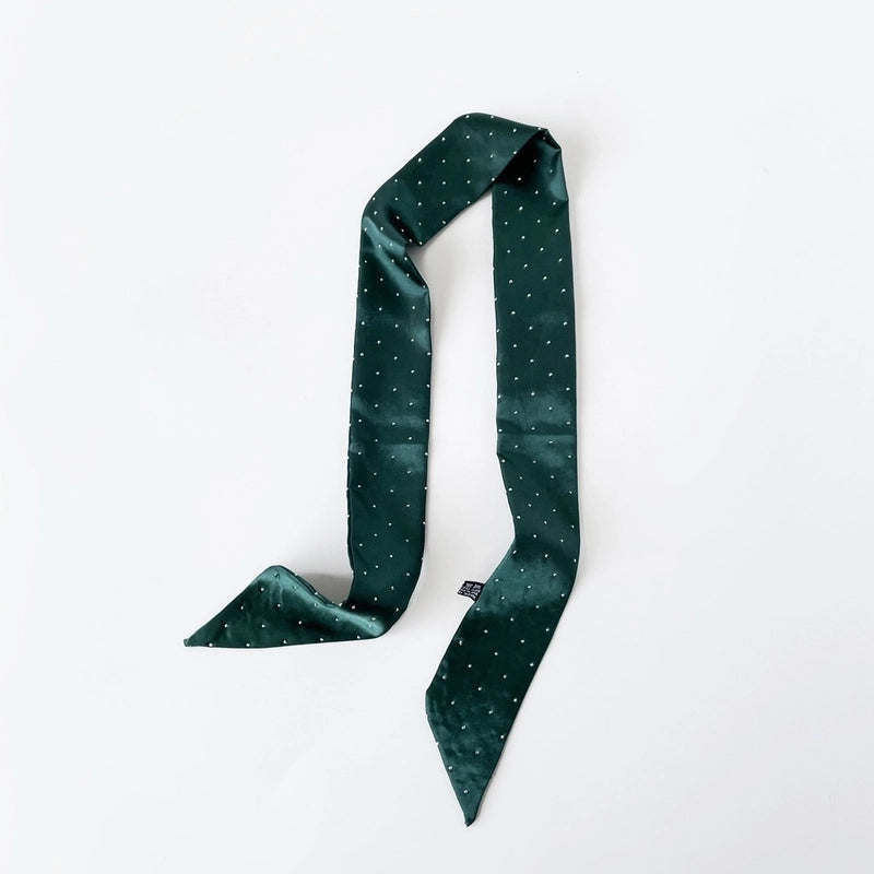 Women's Basic Solid Color Satin Silk Scarf