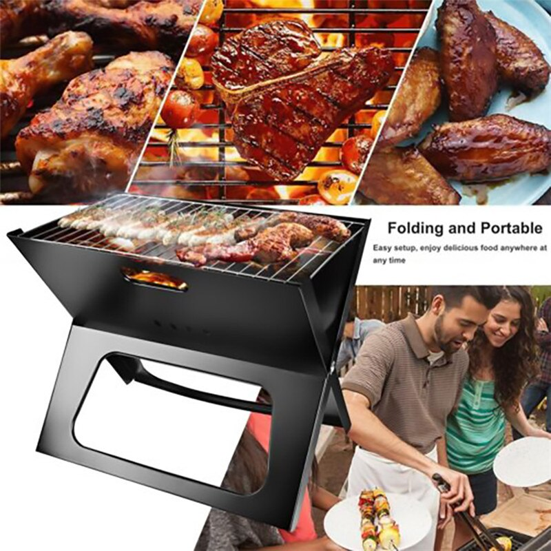 X TYPE FOLDABLE PORTABLE Barbecue Grill. BBQ / BAR B Q Portable Grill WITH COOKING PLATE