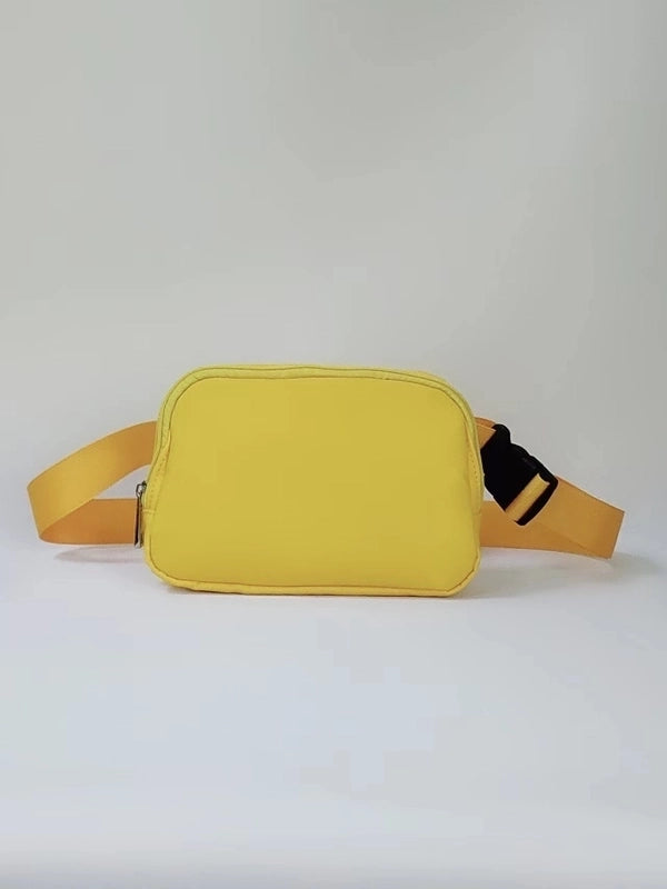 Women's Streetwear Solid Color Nylon Waist Bags