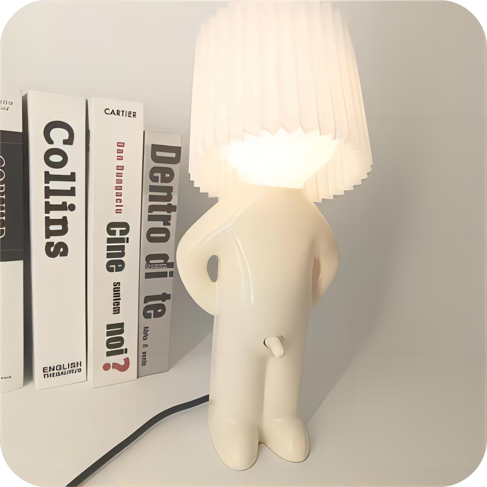 Please don't turn it on and off repeatedly Shy Boy Desk Lamp