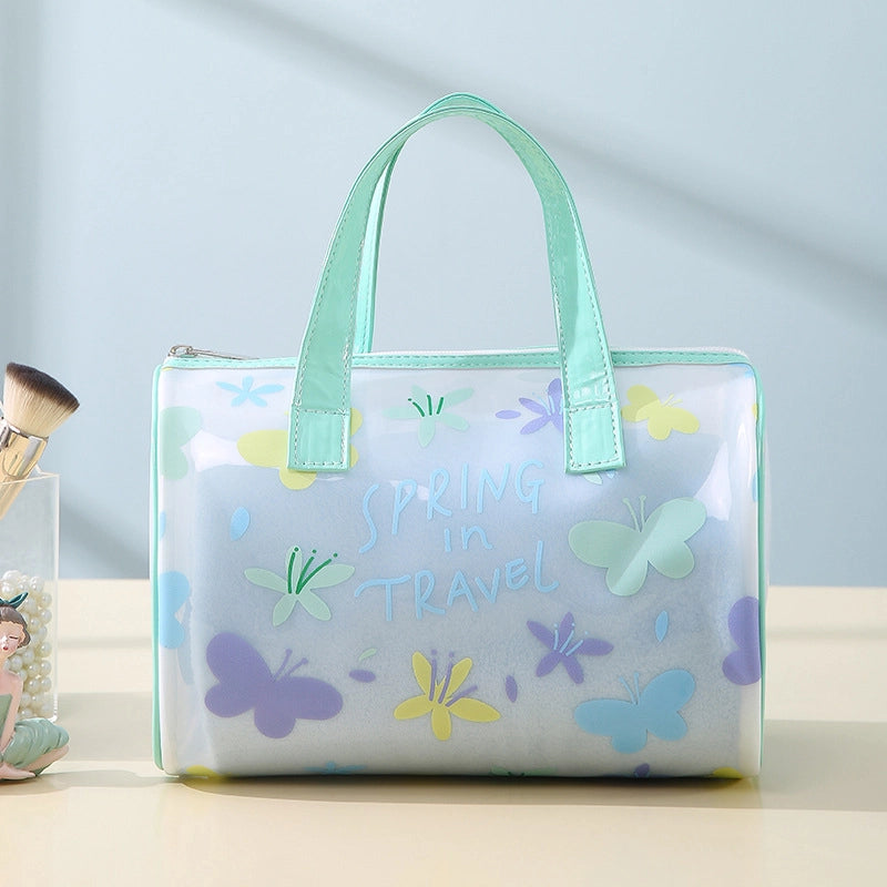 Letter Flower Butterfly PVC Storage Bag