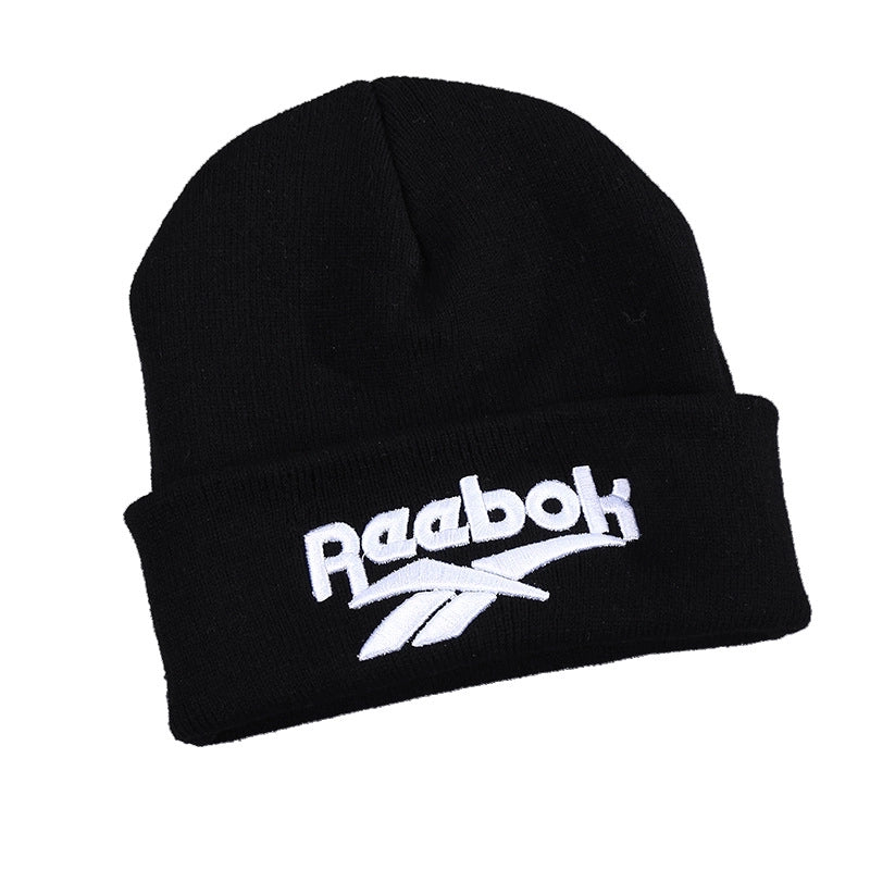 Autumn And Winter Melon Skin Knitted Pullover Cap Wool Hat Tide Brand Warm Ski Hat Sample Custom Custom