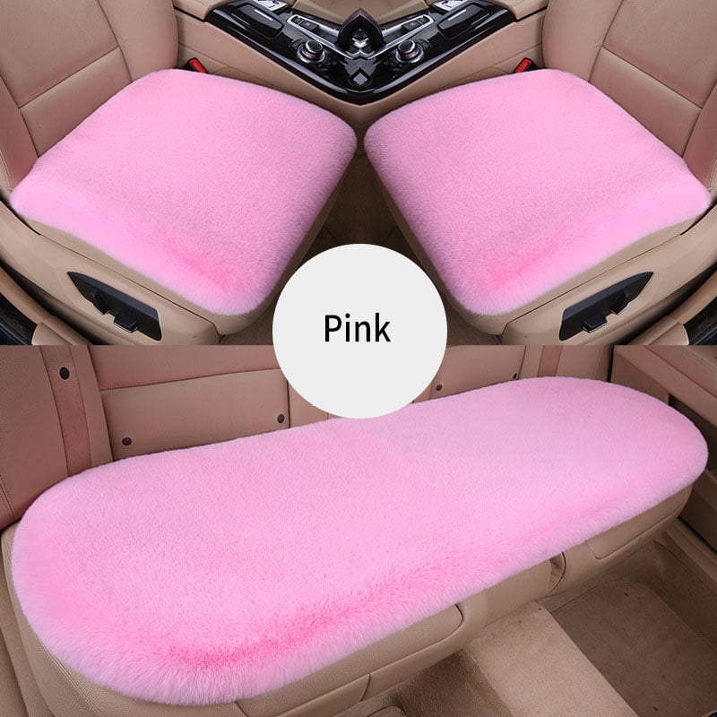 -Plush Car Seat Cushion