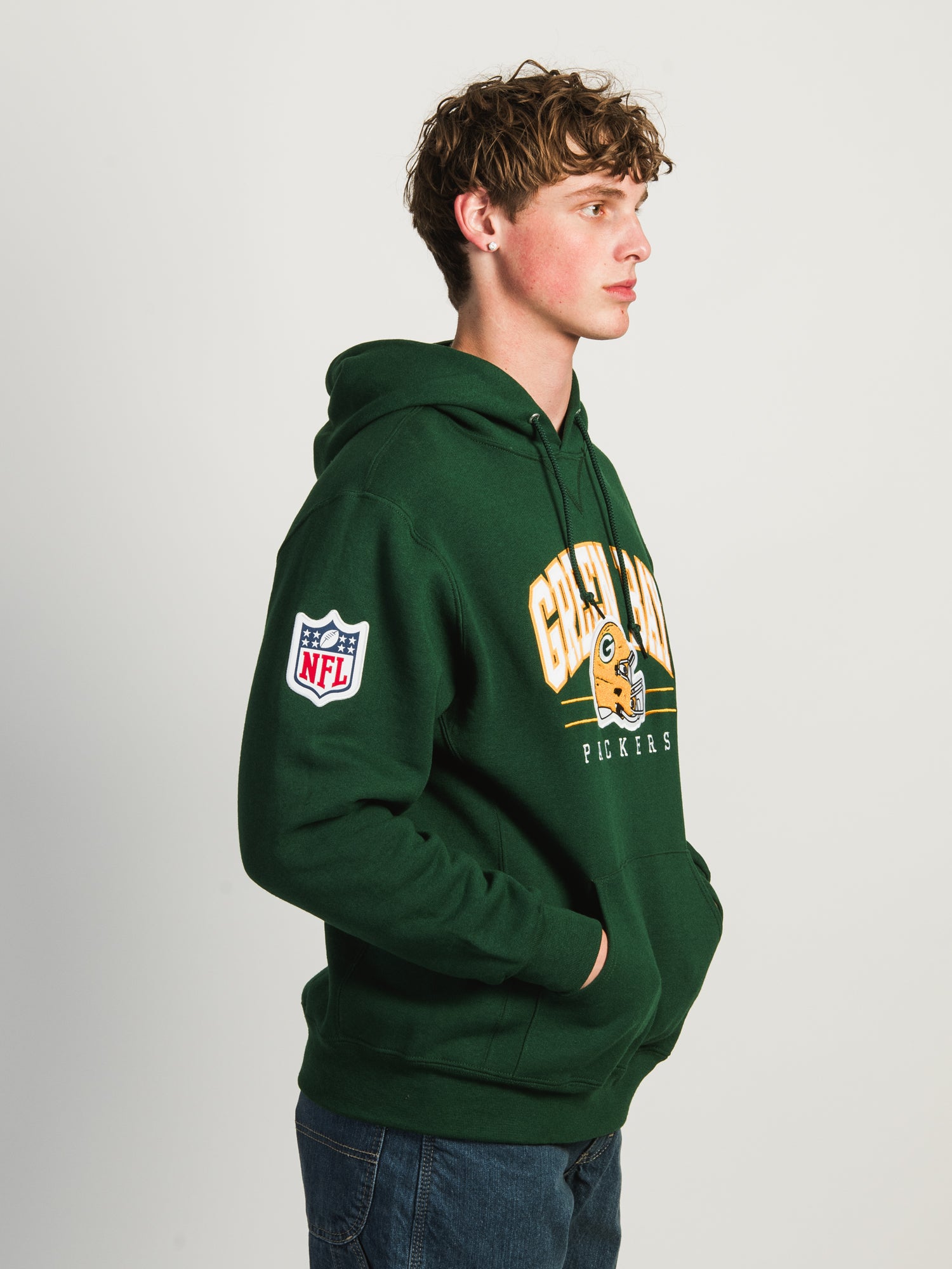 RUSSELL NFL GB PACKERS CH PULLOVER HOODIE