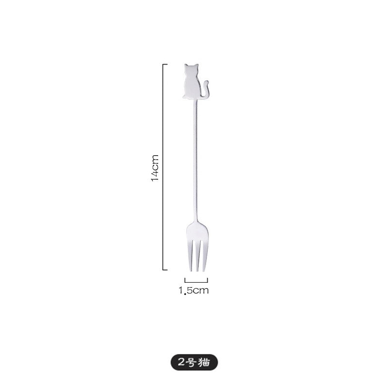 Cartoon Stainless Steel Tableware 1 Piece