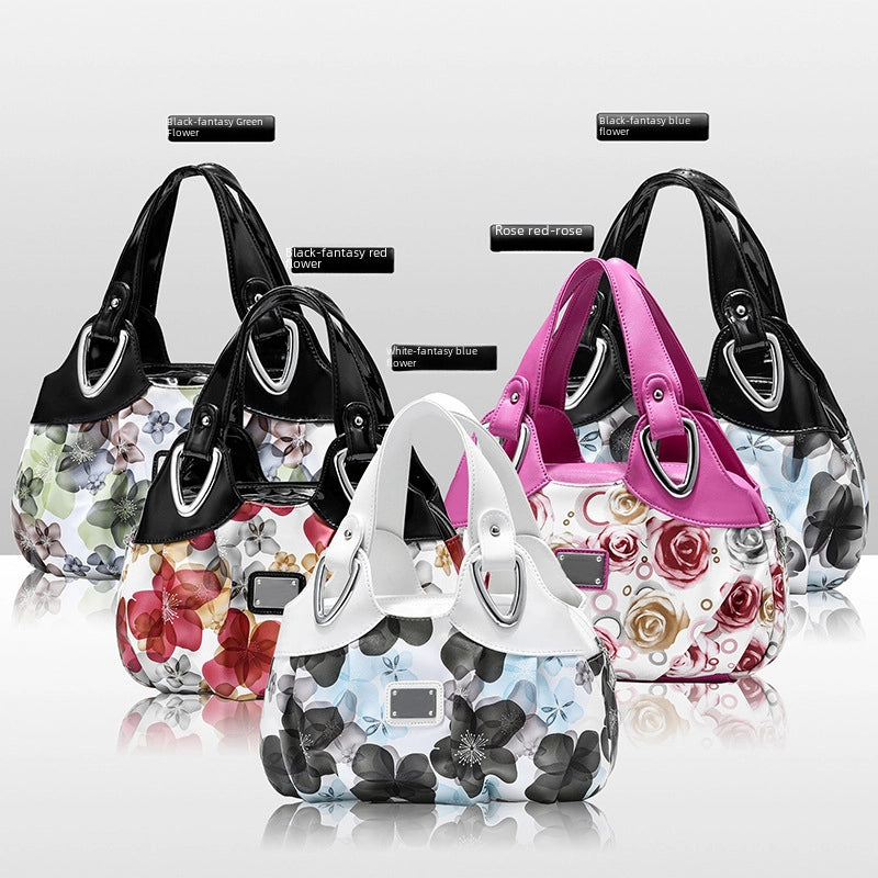 Autumn And Winter New Fashion Fashion Color Simple Shoulder Bag Large Capacity Mother Handbag Bag One-piece Generation