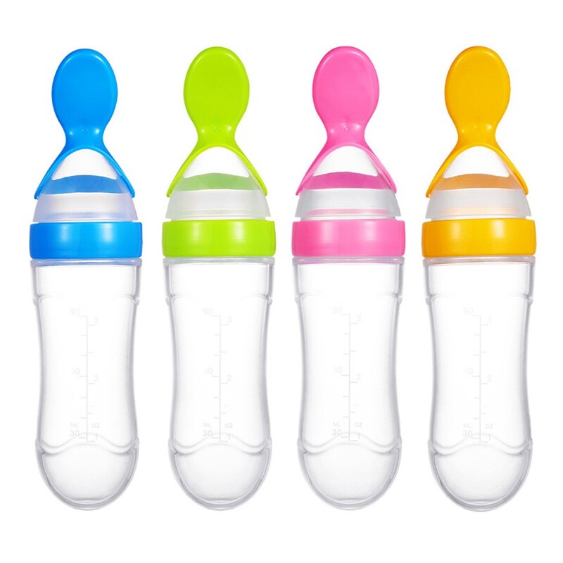 Baby Feeding Bottle With Spoon