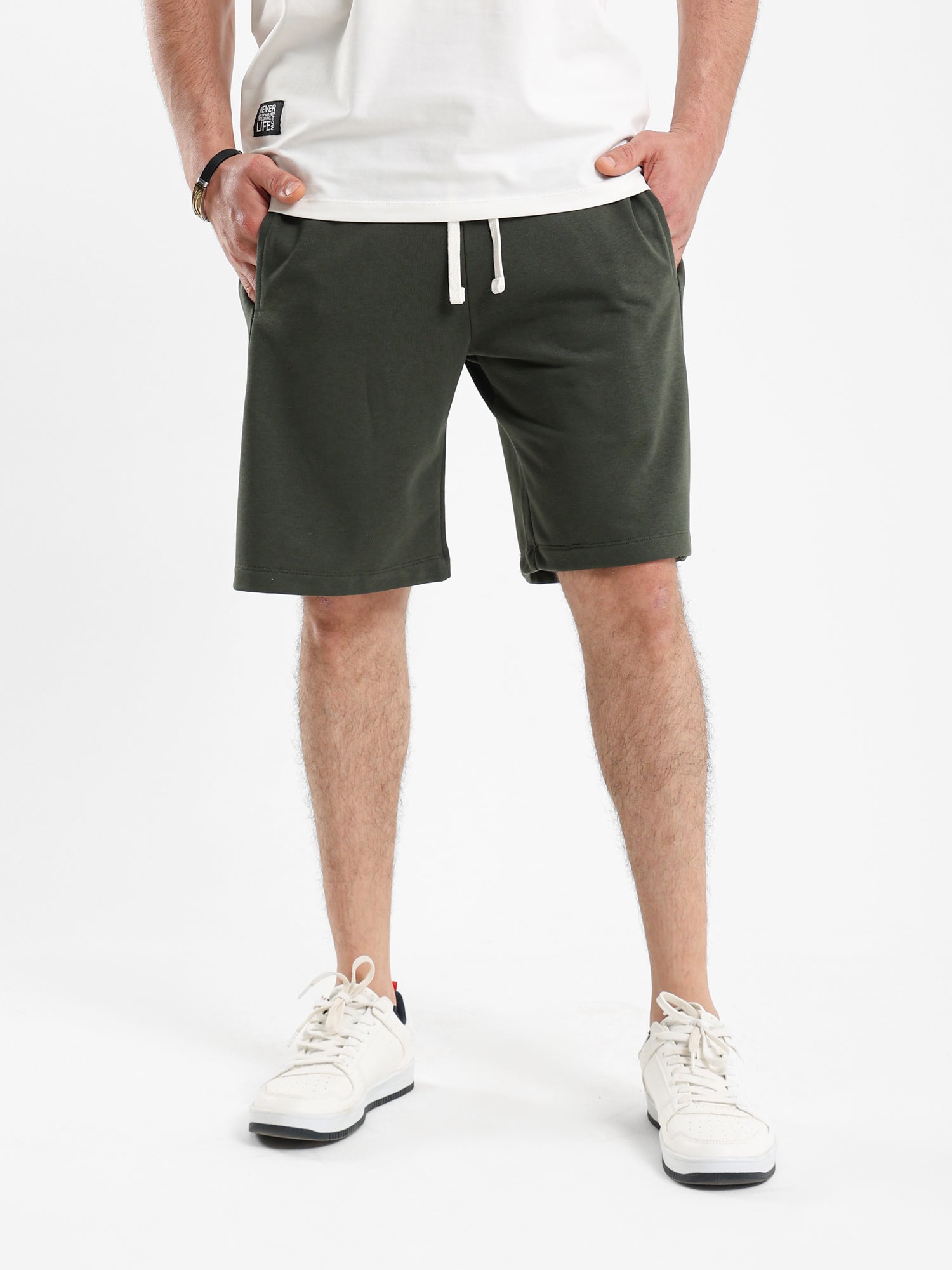 Basic Melton Shorts Regular Fit