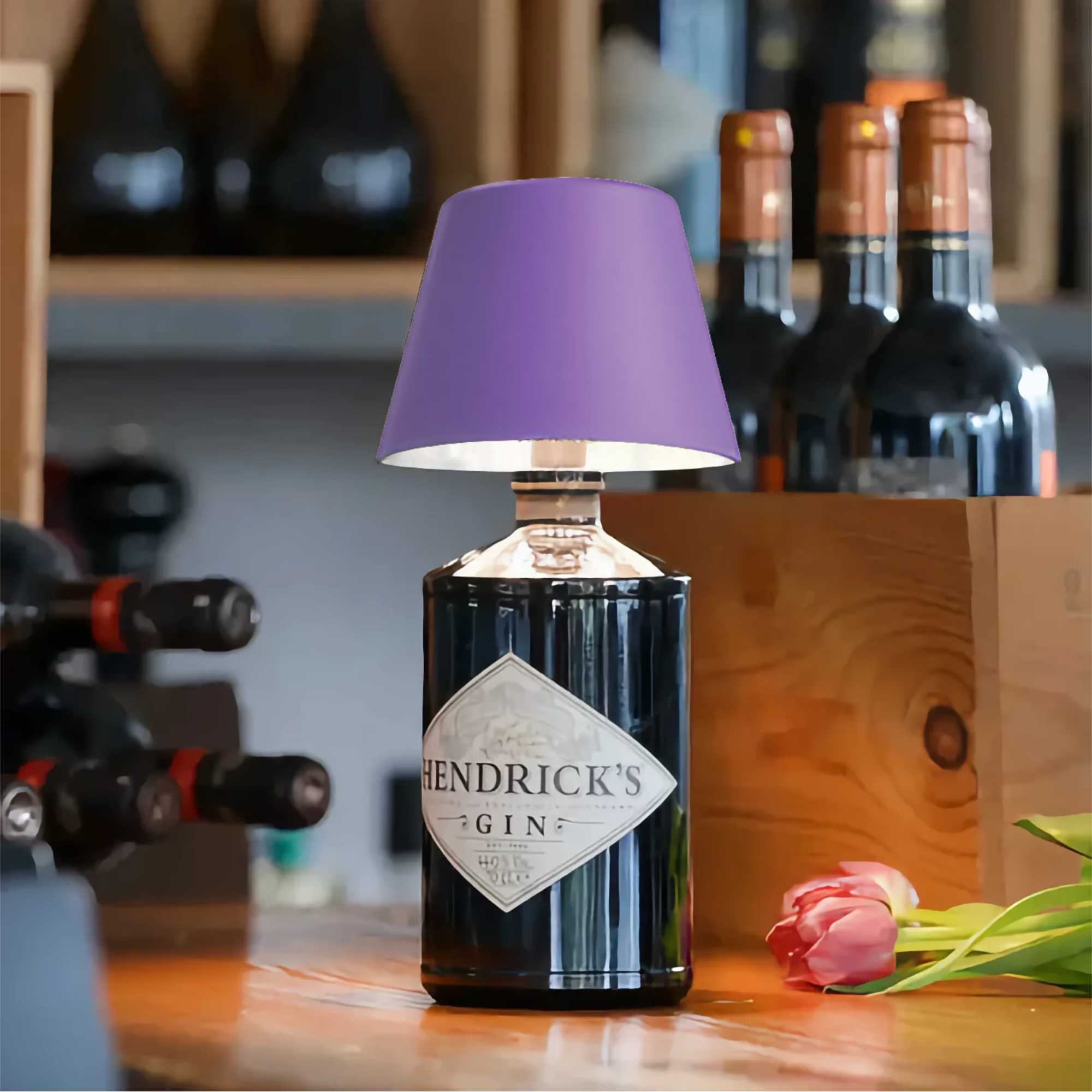 Sompex TOP 2.0 bottle light. lilac