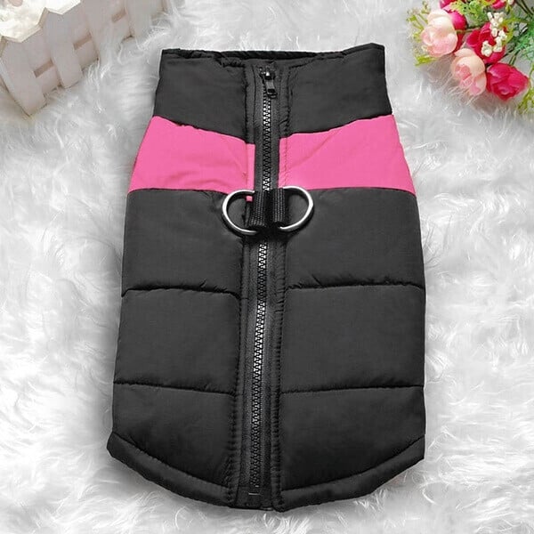 Winter Warm Waterproof Dog Vest with Zipper (Size S-7XL)