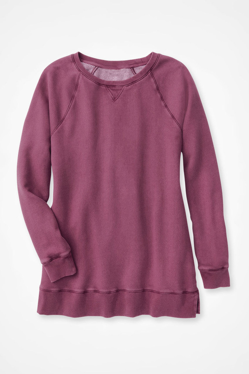 Colorwash Tunic Sweatshirt