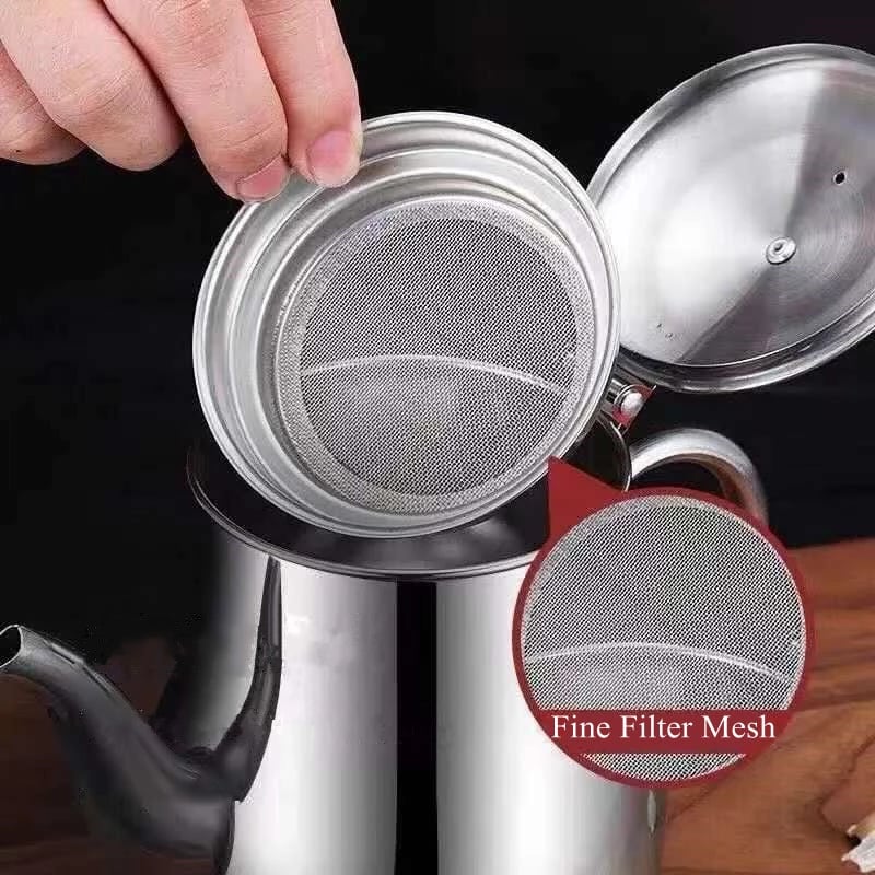 🔥Friday specials🔥Stainless Steel Oil Filter Pot