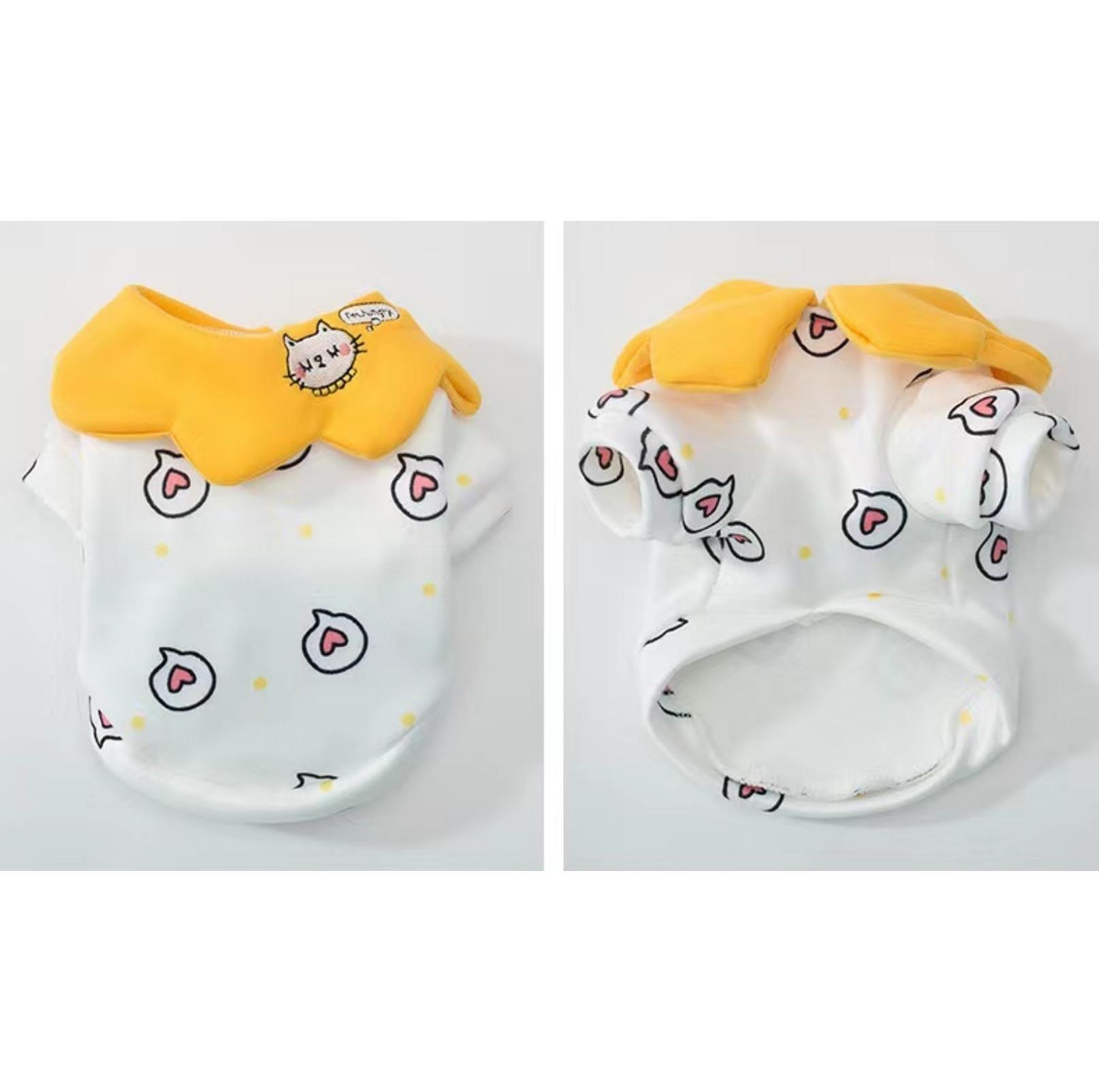 Spring Heart Dot Cartoon Pet Sweatshirt