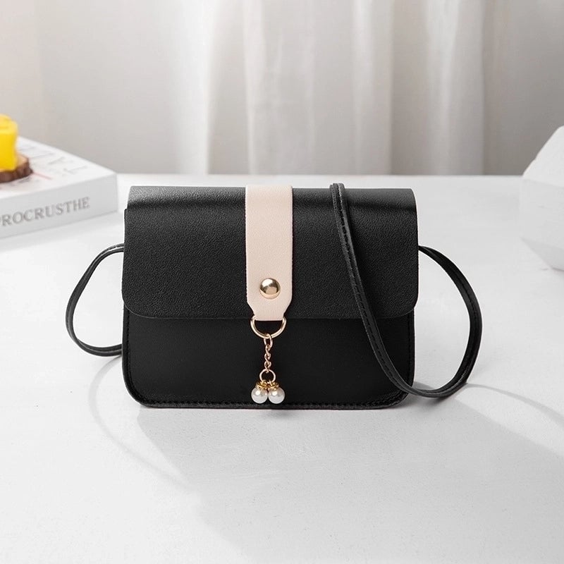 Women's All Seasons Pu Leather Cute Square Bag