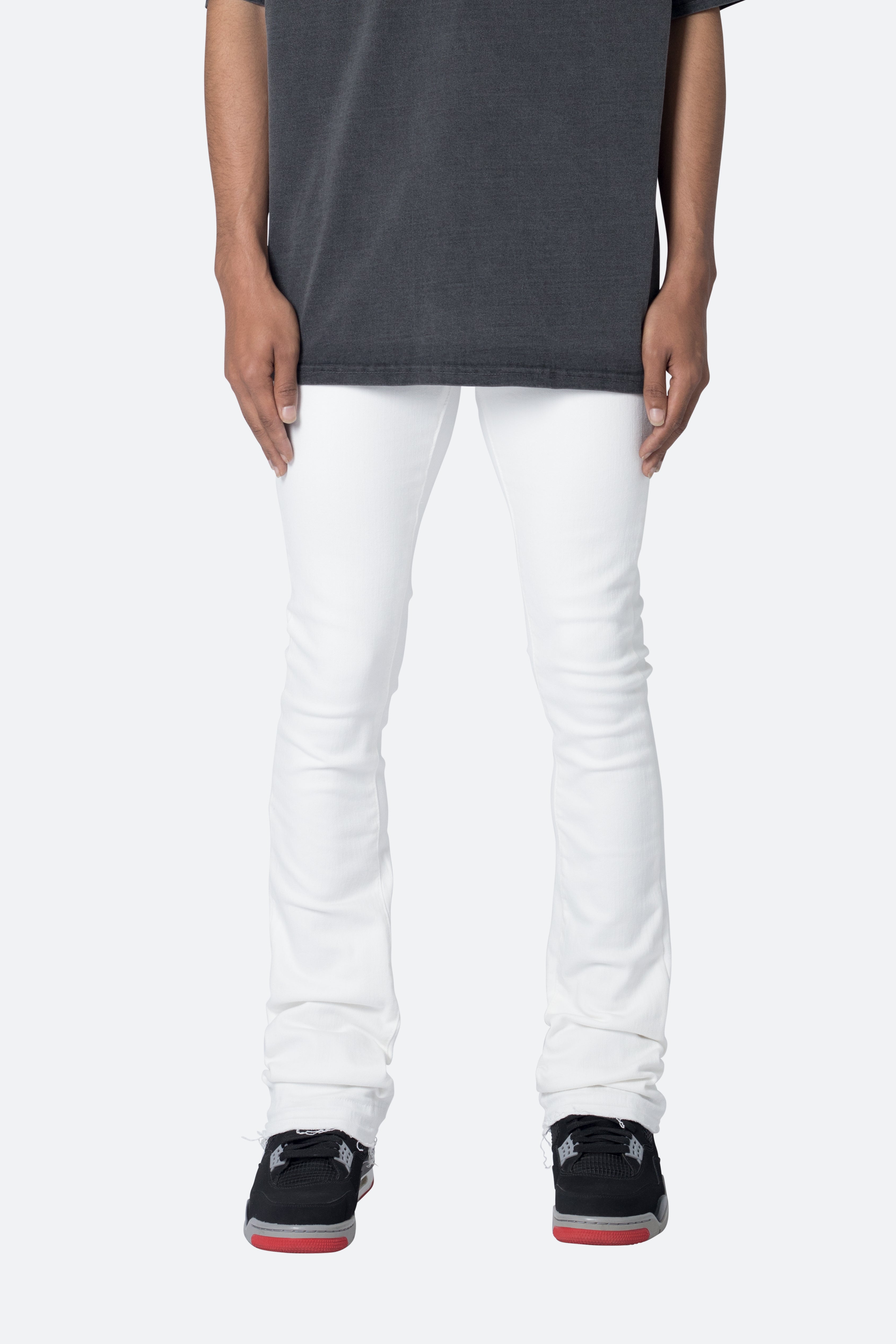X514 Skinny Stacked Denim - White