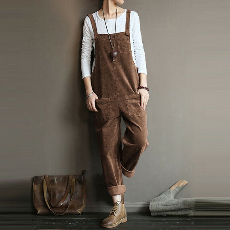 NEW | Wide Leg Corduroy Overalls