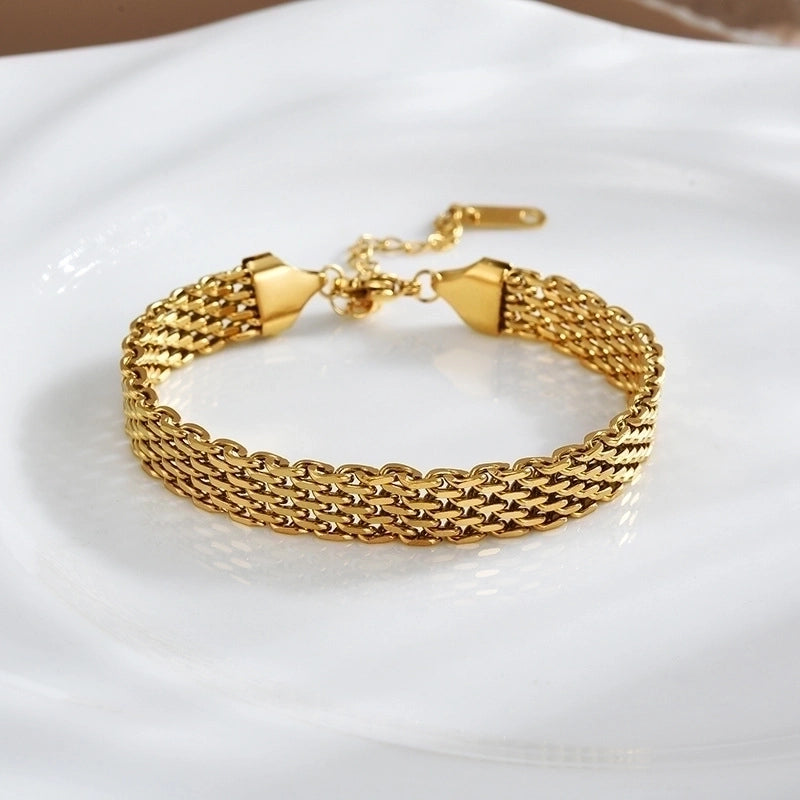 Elegant Basic Streetwear Heart Shape Butterfly Titanium Steel Zircon Bracelets In Bulk