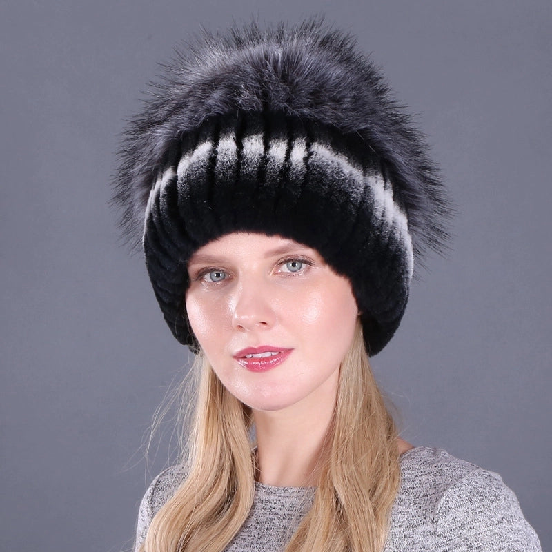 Women's Basic Solid Color Eaveless Wool Cap