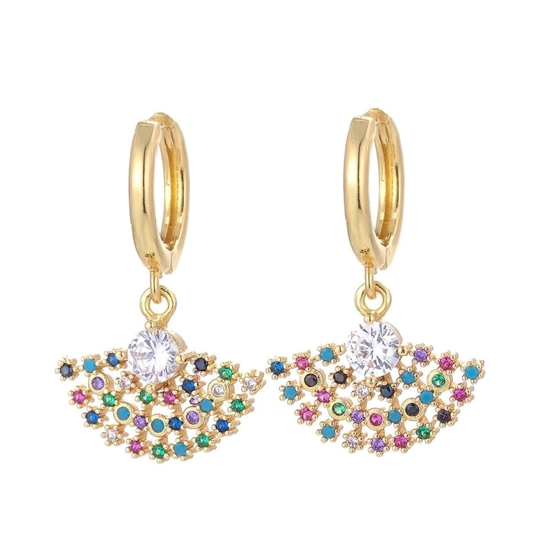 Copper Plating Geometric Zircon