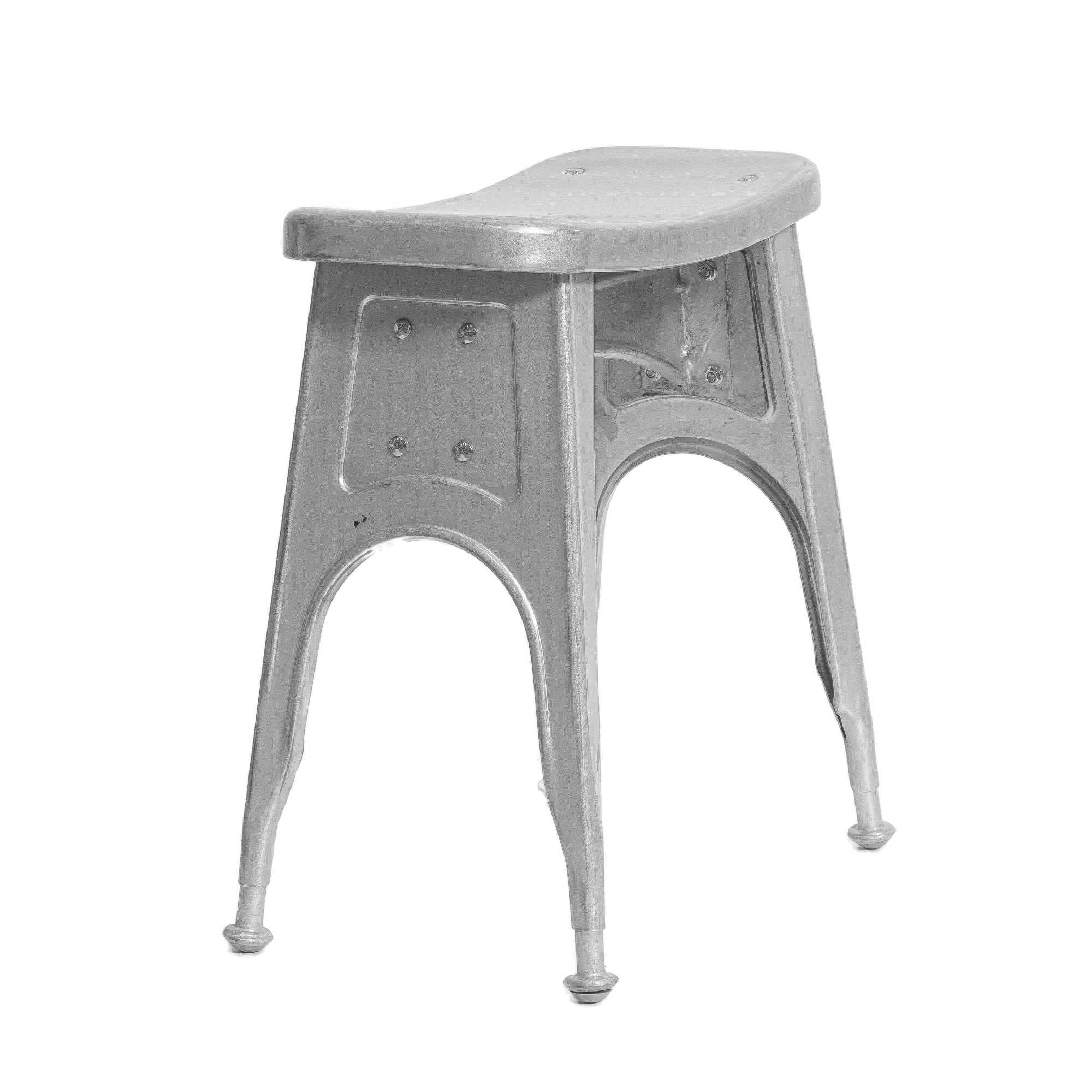 Dulton Kitchen stool. Galvanized Steel