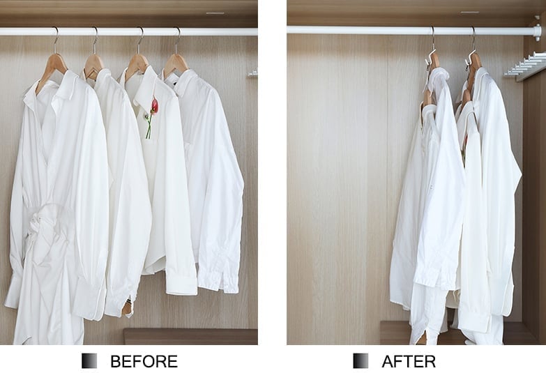 Clothes Hanger Connector Hooks—Super Space Saving for Closet