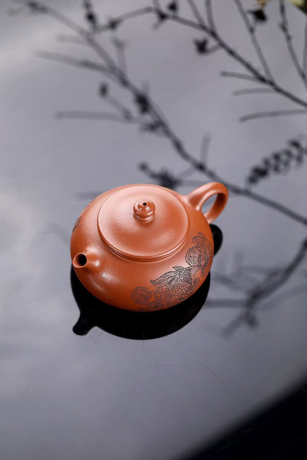 Yixing purple clay teapot from China