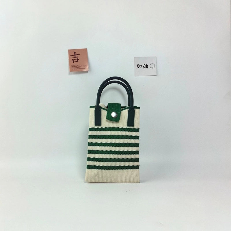 Women's Polyester Color Block Streetwear Square Hidden Buckle Handbag