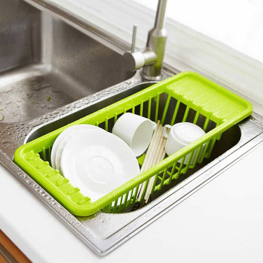 Over The Sink Dish Drainer Basket