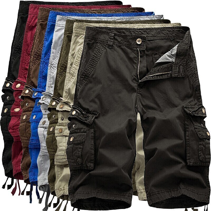 8 Pack Men's Stylish Streetwear Cargo Shorts