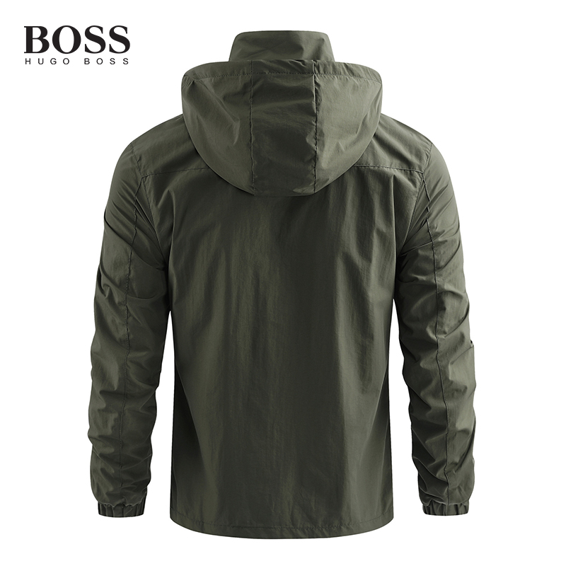 BOSS Men-s Casual Waterproof Jacket