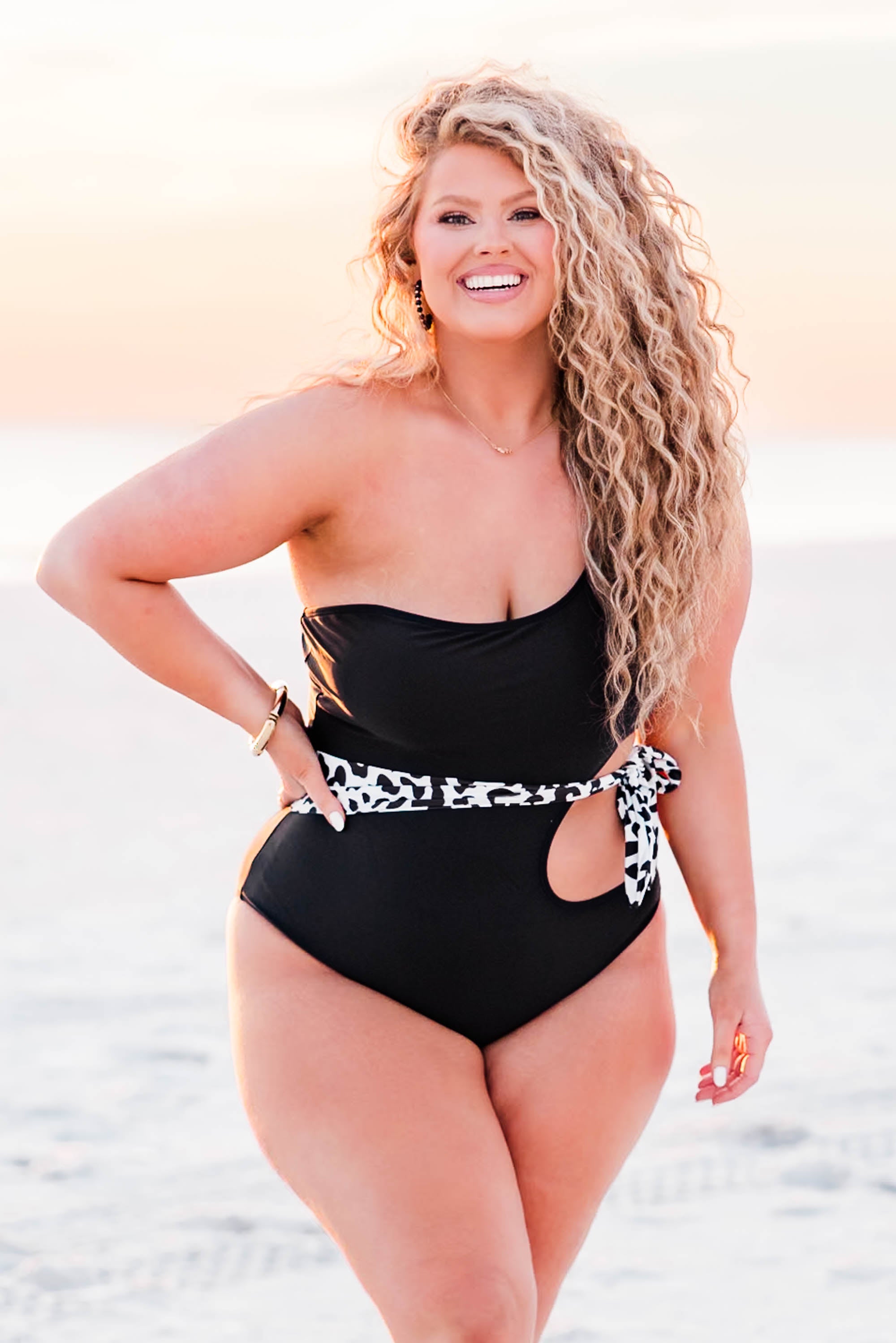 Meet Me In Maui Swimsuit. Black