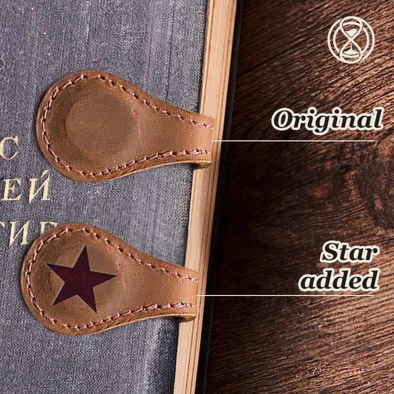 🔥Christmas Special Promotion 49% OFF -🎅 TimelessMark–Personalized Magnetic Leather Bookmark💥Buy 2 Get Free Shipping💥