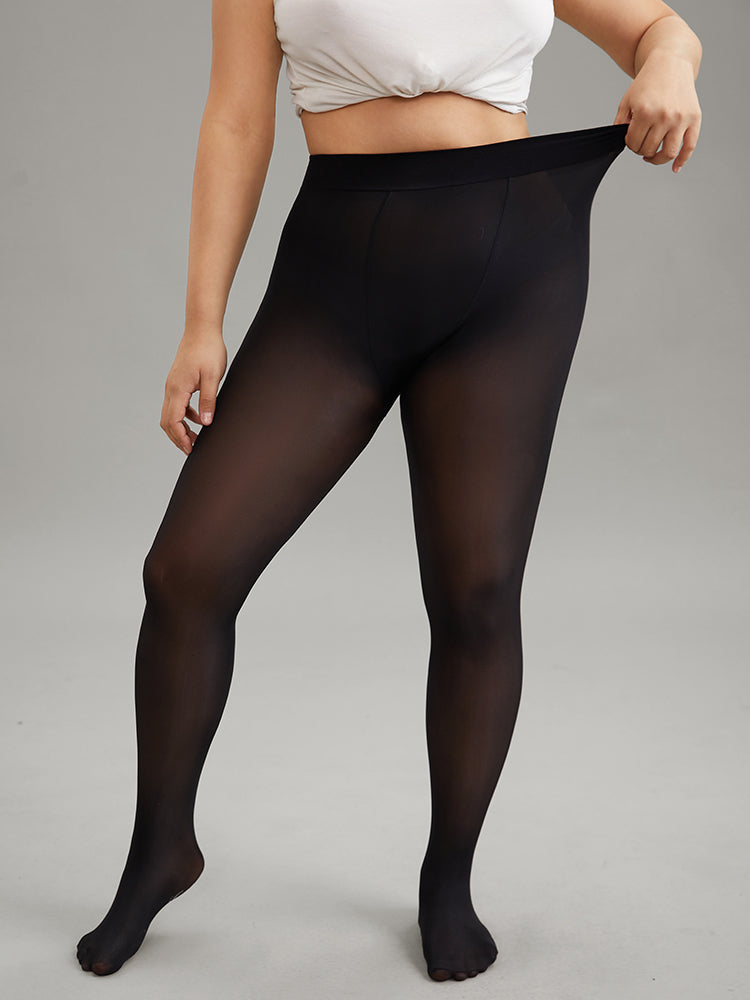 Elastic High Waist Non-Slip Silk Tights