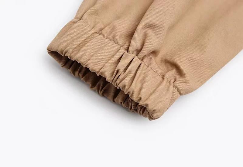 High Waisted Straight Trouser With Chain