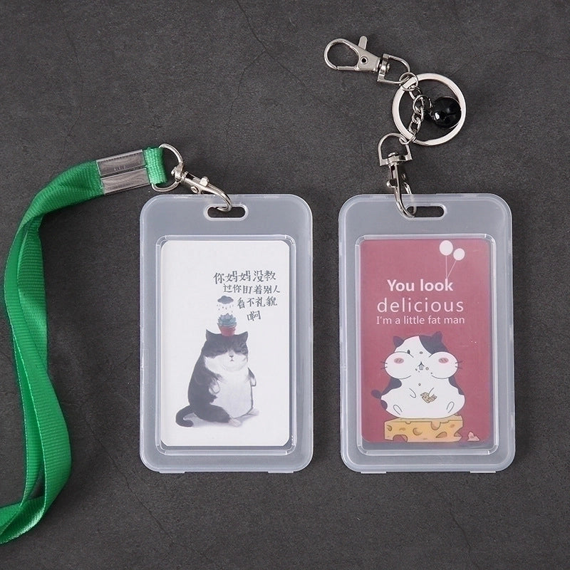 Unisex Cartoon Pvc Open Card Holders