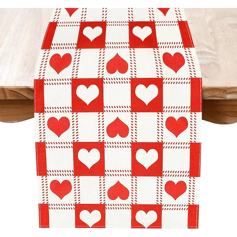Valentine'S Day Minimalist Letter Heart Shape Linen